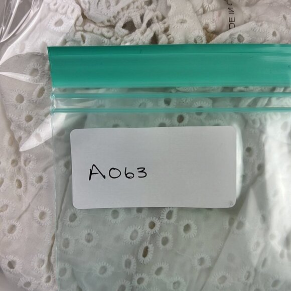 Elan Halter White Eyelet Tank Top - Picture 9 of 9